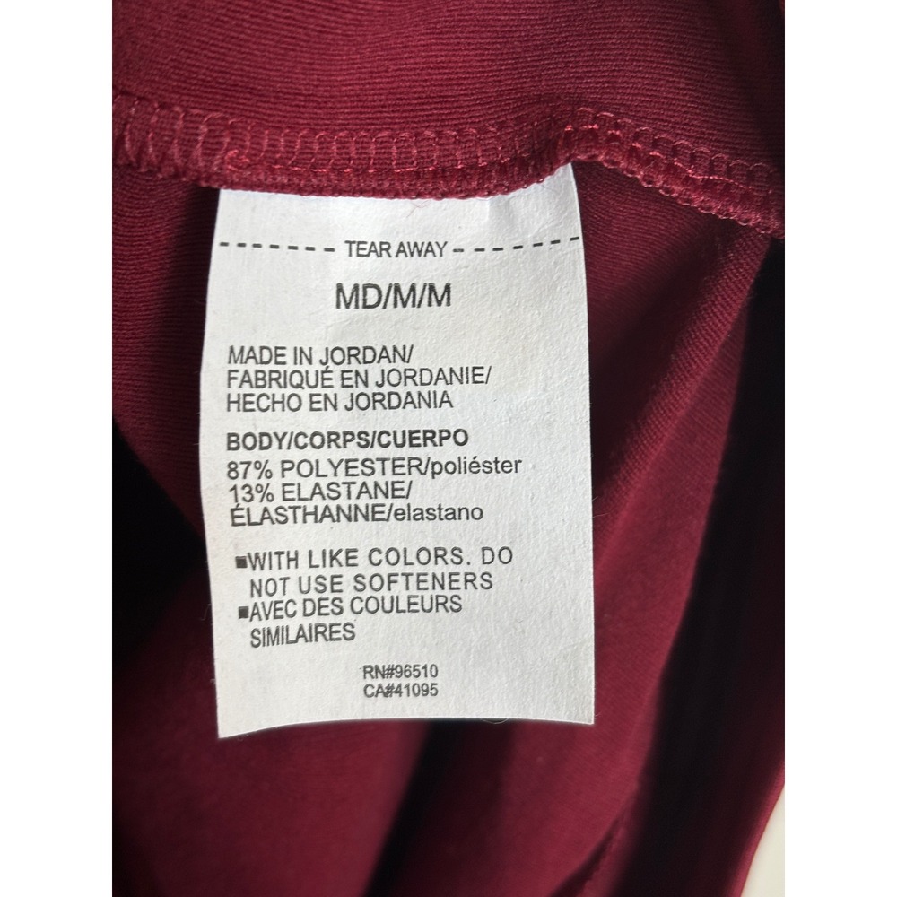 Under Armour Womens Cozy Crew Novelty ColdGear Top Maroon Pink 1374135 Medium - Picture 4 of 10